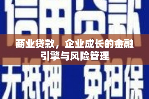 阿图什商业贷款，企业成长的金融引擎与风险管理