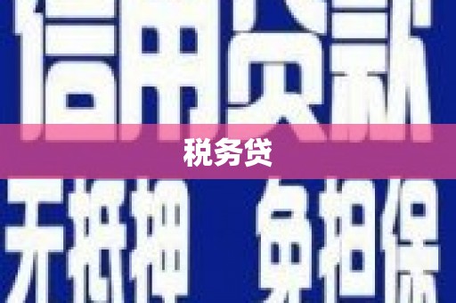 阿图什税务贷