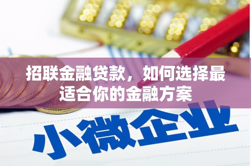 阿图什招联金融贷款，如何选择最适合你的金融方案