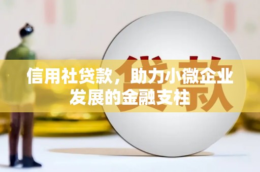 阿图什信用社贷款，助力小微企业发展的金融支柱