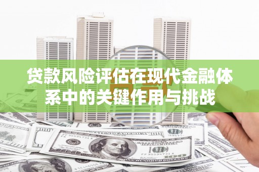 阿图什贷款风险评估在现代金融体系中的关键作用与挑战