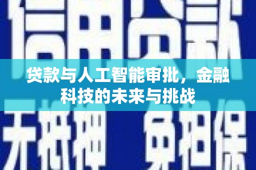 阿图什贷款与人工智能审批，金融科技的未来与挑战
