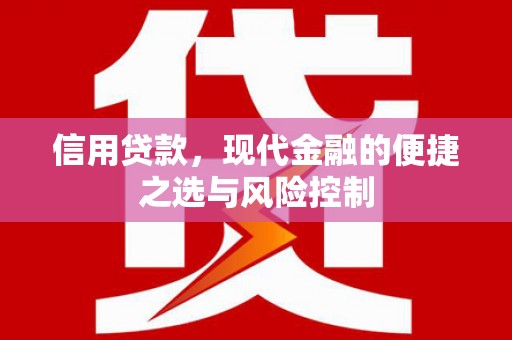 阿图什信用贷款，现代金融的便捷之选与风险控制