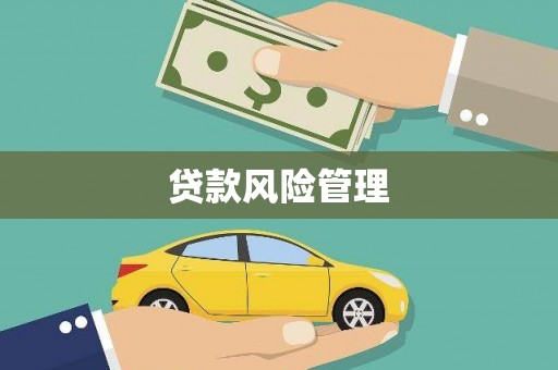 阿图什贷款风险管理