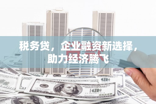 阿图什税务贷，企业融资新选择，助力经济腾飞