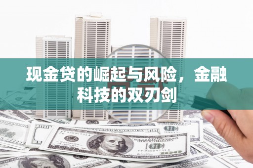 阿图什现金贷的崛起与风险，金融科技的双刃剑