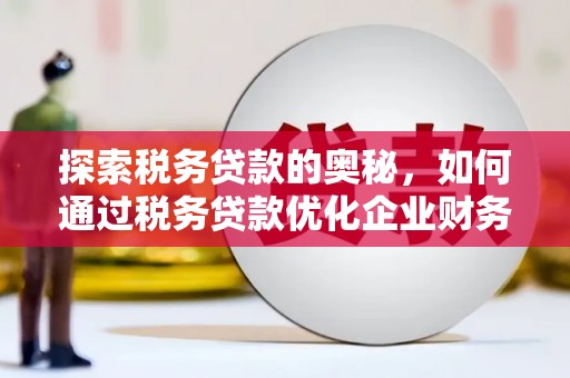 阿图什探索税务贷款的奥秘，如何通过税务贷款优化企业财务
