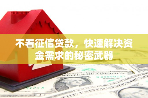 阿图什不看征信贷款，快速解决资金需求的秘密武器