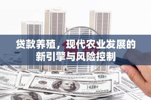 阿图什贷款养殖，现代农业发展的新引擎与风险控制