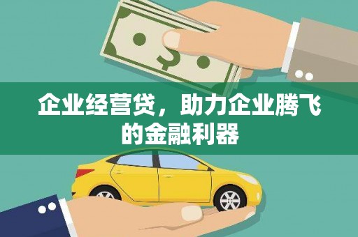 阿图什企业经营贷，助力企业腾飞的金融利器