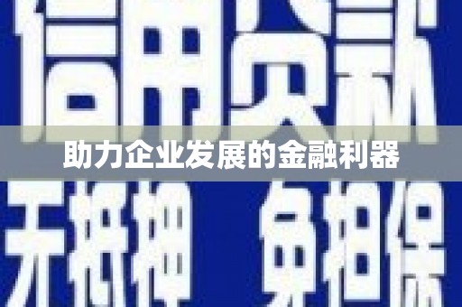 阿图什助力企业发展的金融利器