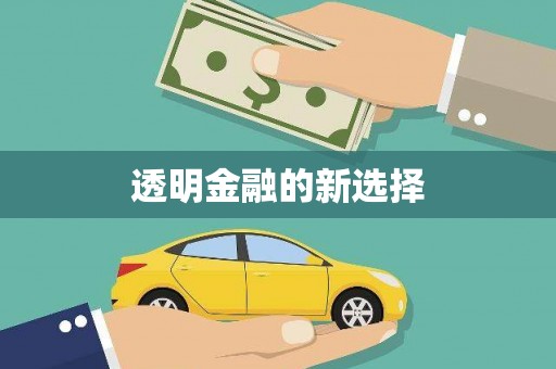 阿图什透明金融的新选择